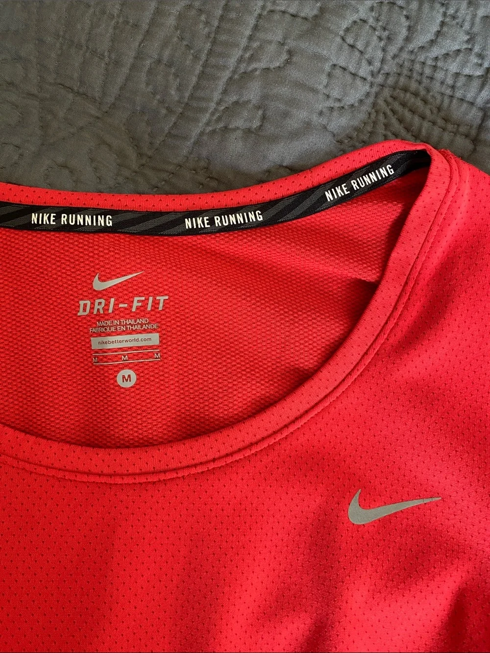 Nike Women's Long Sleeve Dri-FIT Top - Red